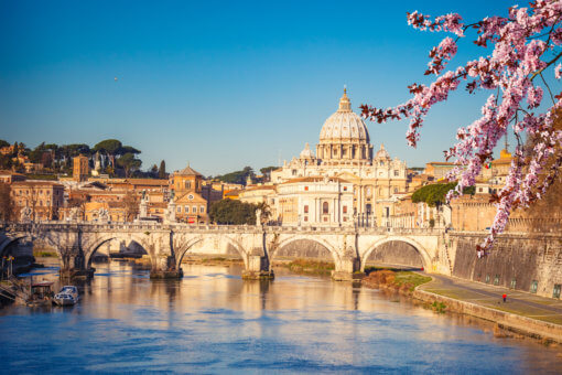 St. Peter's cathedral in Rome, Italy