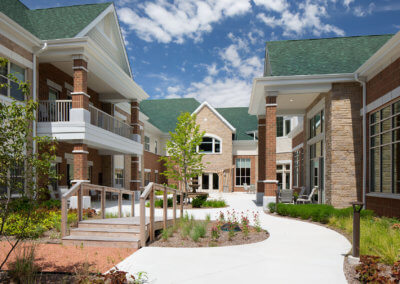 Greenleaf Rehab at Smith Crossing - Courtyard