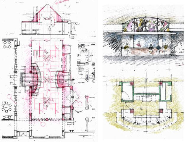 Meadow Ridge Pub & Restaurant - Pub Sketch
