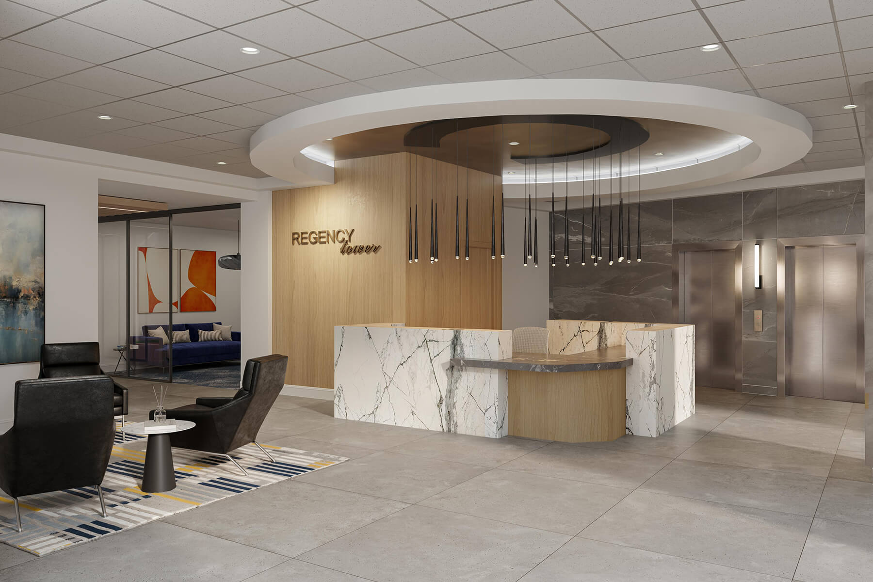 Regency Towers - hero - lobby